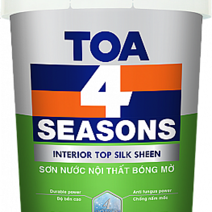 Sơn Nước Nội Thất TOA 4 Seasons Interior Top Silk Sheen