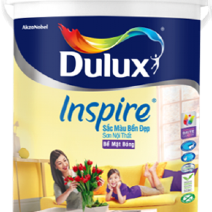 Sơn nội thất Dulux Inspire Màu Bền Đẹp – Bề mặt bóng