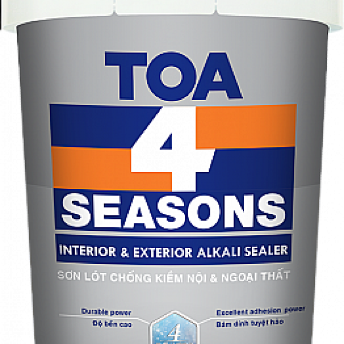 Sơn lót chống kiềm nội và ngoại thất TOA 4 Seasons Interior & Exterior Alkali Sealer